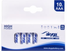 Akyga alkalická baterie AAA LR03 1,5V / 1300mAh - 10x