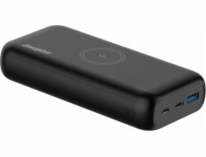 Energizer powerbanka QE20009PQ   20000mAh,, Power Delivery, bezdrátové nabíjení, černá