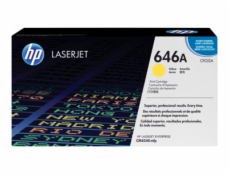 HP 646A - ?lutá - originální - LaserJet - kazeta s barvivem (CF032A) - pro Color LaserJet Enterprise CM4540 MFP, CM4540f MFP, CM4540fskm MFP