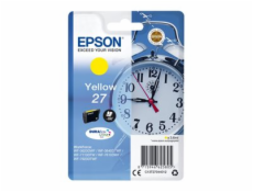 Epson 27 - 3.6 ml - žlutá - originální - blistr s RF / akustickým alarmem - inkoustová cartridge - pro WorkForce WF-3620, WF-3640, WF-7110, WF-7610, WF-7620, WF-7715, WF-7720