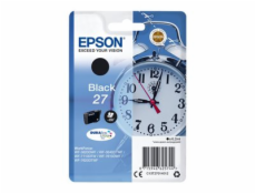 Epson 27 - 6.2 ml - černá - originální - blistr s RF / akustickým alarmem - inkoustová cartridge - pro WorkForce WF-3620, WF-3640, WF-7110, WF-7610, WF-7620, WF-7715, WF-7720