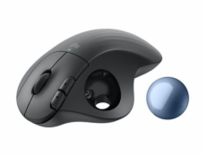 Logitech Ergo Series ERGO M575S - Kulový ovládač - ergonomický - optický - 5 tlačítka - bezdrátový - Bluetooth, 2.4 GHz - USB přijímač Logitech Logi Bolt - grafit