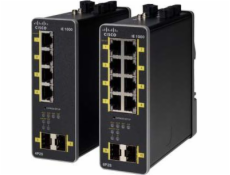 Cisco Industrial Ethernet 1000 Series - Přepínač - řízený - 8 x 10/100/1000 (PoE+) + 2 x 1000Base-X SFP (uplink) - lze montovat na konzolu DIN - PoE+ - napájení DC