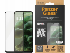 PanzerGlass - Ochrana obrazovky pro mobilní telefon - ultra široký tvar - sklo - barva rámu černá - pro Motorola Moto G35