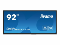 iiyama ProLite TE9218UWI-B1AG - 92  Třída úhlopříčky (91.5  zobrazitelný) displej LCD s LED podsvícením - interaktivní digital signage - s dotyková obrazovka (multi touch) / volitelná funkce PC slotu 