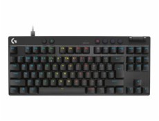 Logitech G PRO X RAPID - Klávesnice - TKL - podsvícení - USB - QWERTY - US mezinárodní - klávesový spínač: Linear - černá