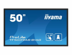 iiyama ProLite TF5039AS-B1AG - 50  Třída úhlopříčky (49.5  zobrazitelný) displej LCD s LED podsvícením - digital signage - s vestavěný mediální přehrávač a dotyková obrazovka (multi touch) - Android -