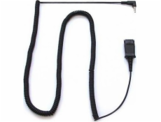 Poly - Kabel náhlavní soupravy - mini jack do rychlé rozpojení - 3 m - pro HP IP Touch 4008, IP Touch 4018, IP Touch 4038, IP Touch 4068