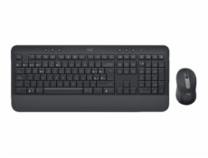 Logitech Signature MK650 Combo for Business - Klávesnice a sada myši - bezdrátový - Bluetooth LE - QWERTY - španělská - grafit