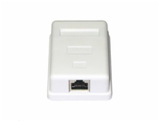 Zásuvka STP 1x RJ45 Cat5E, blok 110, na omítku