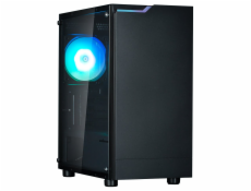 Zalman skříň T4 Plus / miniT / 1x120mm fan ARGB / USB 2.0 / USB 3.0 / tvrzené sklo / černá
