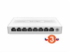 Tenda SM108 - 8x Multi-Gigabit 2.5G Ethernet Switch, 100/1000/2500 Mb/s, 40Gb/s, fanless