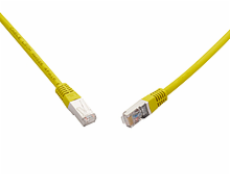 SOLARIX 10G patch kabel CAT6A SFTP LSOH 0,5m,žlutý
