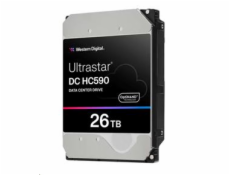 WD Ultrastar DC HC590 0F65672 - Pevný disk - Datové centrum - šifrovaný - 26 TB - interní - 3.5  - SATA 6Gb/s - 7200 ot/min. - vyrovnávací paměť: 512 MB - TCG Encryption
