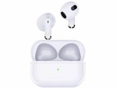 Swissten bluetooth tws sluchátka minipods bílá