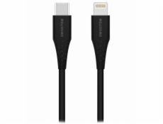 Swissten nabíjecí kabel usb-c / lightning 1,0 m černý