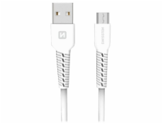 Swissten datový kabelusb/micro usb bílý 1,2m  (samoprodavač)