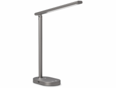CONNECT IT SHINE stolní LED lampička,USB výstup, ŠEDÁ