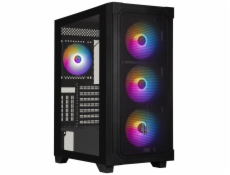BitFenix skříň Graph ATX / 4x120 mm fan F-RGB / 2xUSB 3.0 / USB 2.0 / černá