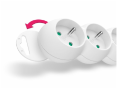 CONNECT IT prodlužovací kabel 230 V, 3 zásuvky, 1,5 m, s vypínačem (bílý)