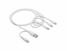 Akyga Kabel USB-A + USB-C / USB-C + USB Micro B + Lightning 1.2m AK-USB-52