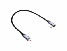 Akyga Angle Kabel USB-C / USB-C 30cm AK-USB-53 60W Mesh