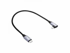 Akyga Angle Kabel USB-C / Lightning 30cm AK-USB-55 30W Mesh
