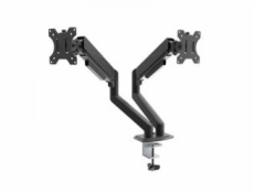 Akyga Dvojité rameno monitoru s plynovou pružinou AK-MB-06 Dvojitý stolní držák VESA 75x75 mm / 100x100 mm 15-32“