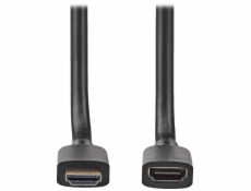 NEDIS prodlužovací Ultra High Speed HDMI 2.1 kabel s ethernetem/ 8K@60Hz/ zlacené konektory HDMI-HDMI/ černý/ 2m