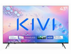 KIVI - 43 , UHD, Android TV 11, Černá, 3840x2160, 60 Hz, rep. 2x12W, 50 kWh/1000h , BT5.1, HDMI 4x, USB 2x