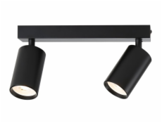 IMMAX NEO LITE PUNTO-2 SMART bodové svítidlo černé zdroj 2xGU10 6W, RGB+CCT, Wi-Fi, BEACON, TUYA