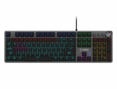 MSI herní klávesnice FORGE GK310 Red/ drátová/ mechanická/ RGB podsvícení/ USB/ CZ+SK layout