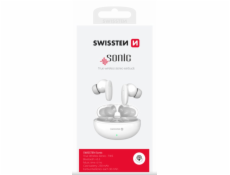 Swissten bluetooth TWS sluchátka Sonic - bílá