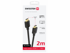 Swissten kabel hdmi na hdmi 8k 60hz 2,0 m pvc