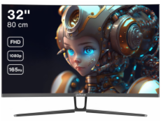 DAHUA 32  LED LM32-E230CN/ herní/ VA panel/ 1920x1080 (FHD)/ 3000:1/ 1ms/ 300 cd/m2/ HDMI/ DP/ VESA 75x75/ černý