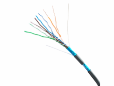 Metráž DATACOM FTP drát CAT5E  LSOH,Eca 100m šedý
