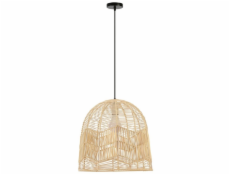 IMMAX BOHO PELO designové závěsné svítidlo, D50cm, E27, přírodní ratan