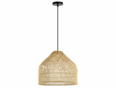 IMMAX BOHO PELO designové závěsné svítidlo, D40cm, E27, přírodní ratan