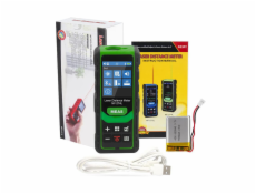 W-Star Laserový metr vzdálenosti WSNF274L, 80m,hlas, BT, zelený paprsek, sčítání, odčítání