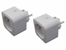 Xtend Home set 2x chytrá interní zásuvka, měření příkonu, správné spínání fáze, Tuya