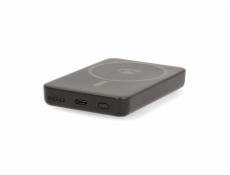 Nedis UPBKW15W5000BK - Powerbanka | 5000 mAh | Bezdrátové nabíjení / Výstup1x USB-C | Vstup1x USB-C | PD3.0 20W