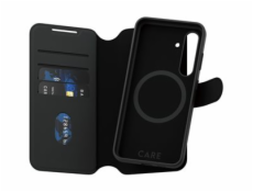 CARE by PanzerGlass Tango - Pouzdro s klopou pro mobilní telefon - 2-in-1 wallet - termoplastický polyuretan (TPU), polyuretan (PU) - pro Samsung Galaxy S25