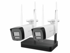HiLook Powered by HIKVISION/ WiFi Bullet KIT IKS-2044BH-PH/W/ 4Mpx/ 2x kamery IPC-B140HA-LDF/W/ 1x NVR-DS-7104NI-S1/W