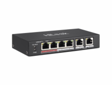 HiLook Powered by HIKVISION switch NS-0106P-35/ 4x port/ 10/100 Mbps RJ45 ports PoE / 2x 100 Mbps uplink