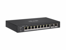 HiLook Powered by HIKVISION switch NS-0310P-60/ 8x port/ 10/100 Mbps RJ45 ports PoE / 2x Gb uplink