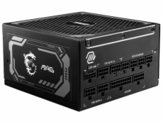 MSI zdroj MAG A1250GL PCIE5/ 1250W/ ATX3.1/ akt. PFC/ 7 let celk. záruka/ 135mm fan/ modulární kabeláž/ 80PLUS Gold