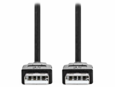 NEDIS kabel USB 2.0/ zástrčka USB-A - zástrčka USB-A/ černý/ bulk/ 5m