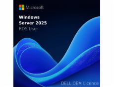 DELL MS Remote Desktop Services User CALs/ 5-pack/ RDS/ pro Windows Server 2025 Standard/ Datacenter/ OEM/ není pro 2022
