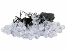 IMMAX LED solární dekorační řetěz DROP, 50xLED, IP65, teplá bílá, 7m