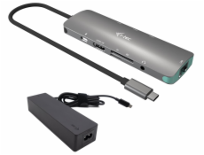 i-tec USB-C Metal Nano Docking Station 4K HDMI LAN, Power Delivery 100 W + Charger 100W (bundle)